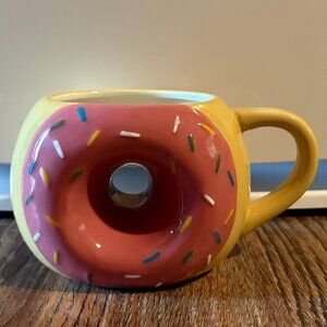 Ceramic Donut Novelty Mug by Tag-Dishwasher Safe-Used as Display-Like New